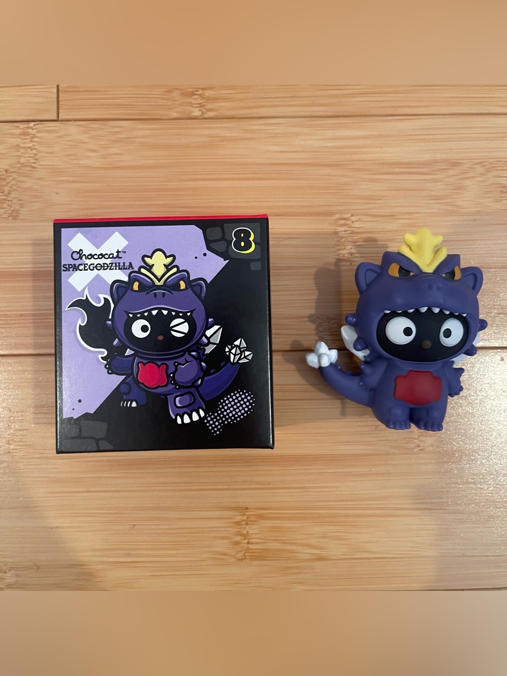 2026 McDonald’s Hello Kitty & Friends × Godzilla #8 Chococat × SpaceGodzilla Toy
